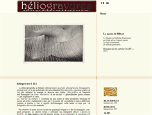 Tablet Screenshot of heliogravures.it